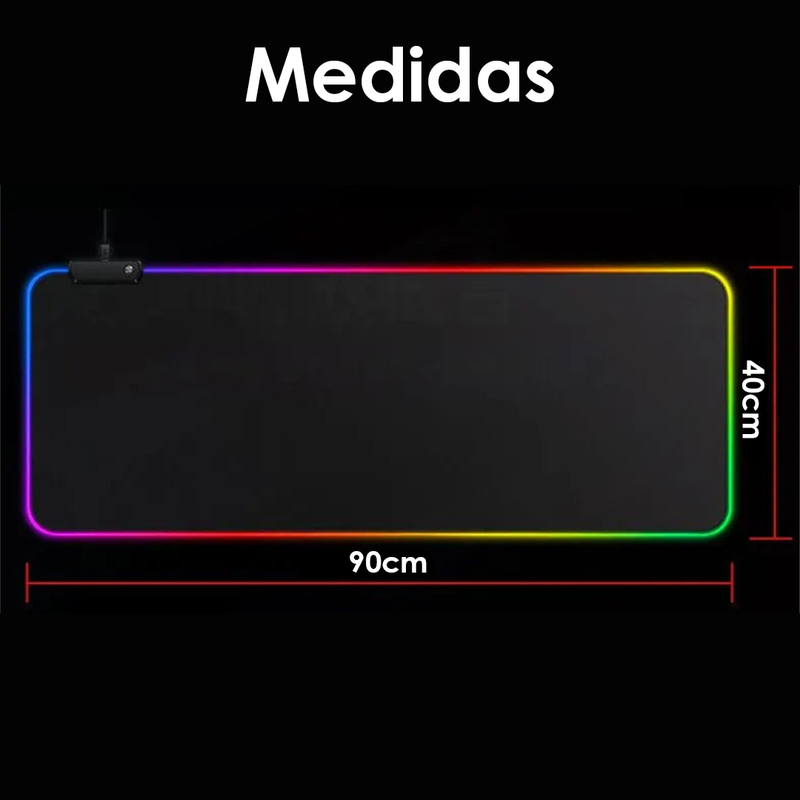 Mousepad Gamer RGB Grande Speed